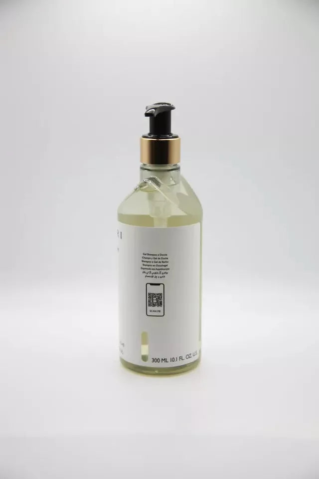 au thé Blanc ( White Tea ) Shampoo & Shower Gel - 10.1 Fl oz / 300mL NEW
