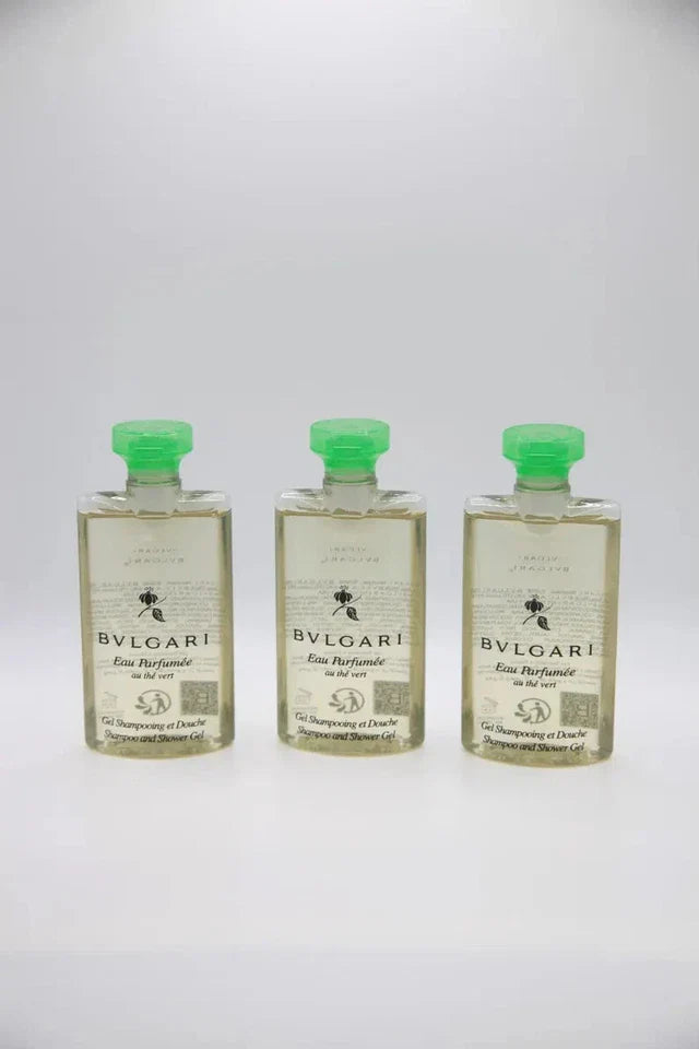 au thé Vert (Green Tea) Shampoo & Shower Gel- 2.5 Fl oz/75mL Pack Of 12